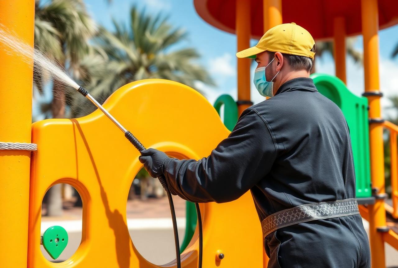 Playground Sanitation — exterior property service